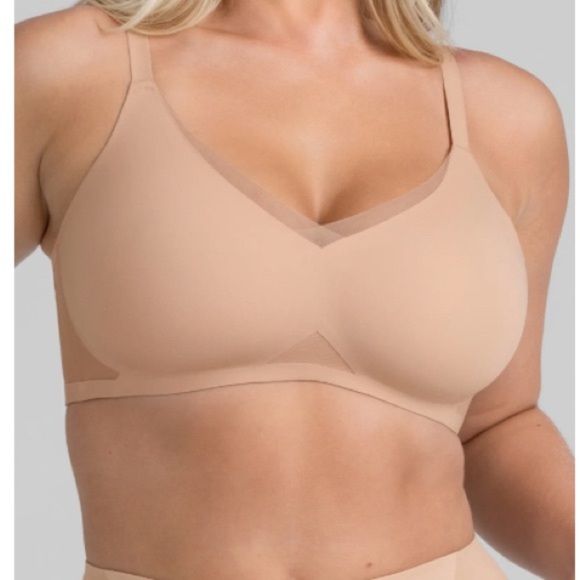 Honeylove Nude Seamless Liftwear Crossover Bra - Picture 1 of 11